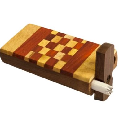 Checkerboard One Hitter Dugouts Product Image, Swivel top open