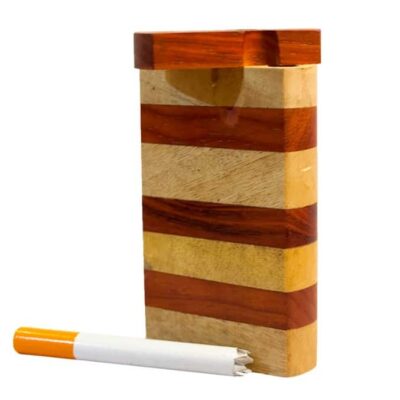 Striped One Hitter Dugout Case with Clawed Bat | Product Image |