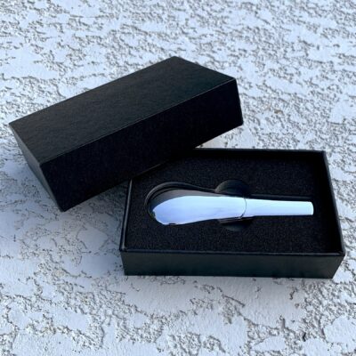 Pocket Pipe with Magnetic Cover - Silver