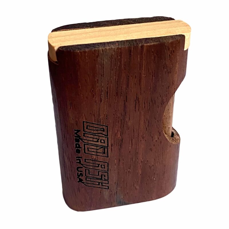 Slide-Top Wooden Dugout - Walnut Wood | Best One Hitters, Dugouts, & Pocket Pipes