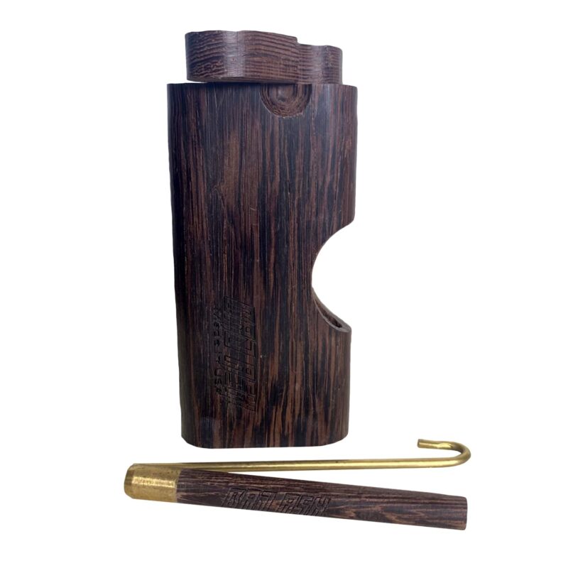 Locking Wooden Dugout - Wenge | Best One Hitters, Dugouts, & Pocket Pipes