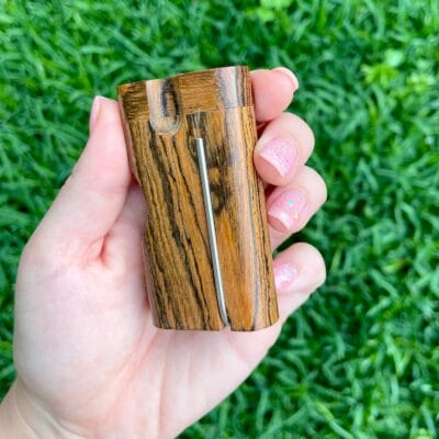 Mini Locking Wooden Dugout - Bocote Wood