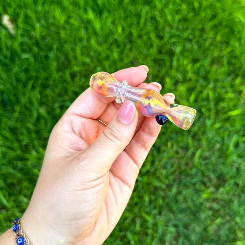 Mini Glass Chillum Pipe | Best One Hitters