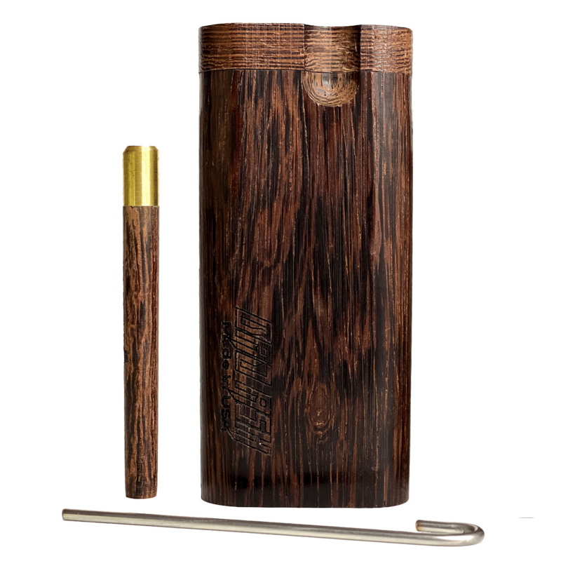 Classic Wooden Dugout - Wenge Wood | Best One Hitters, Dugouts, & Pocket Pipes