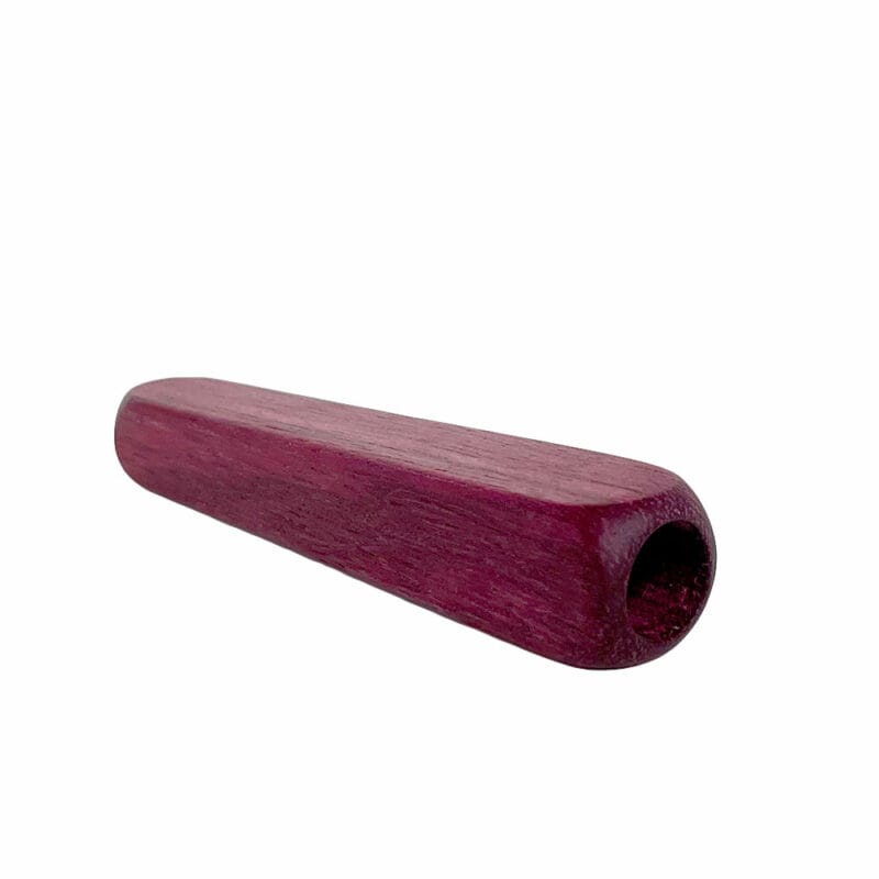 Wooden Chillum Pipe - Purple Heart