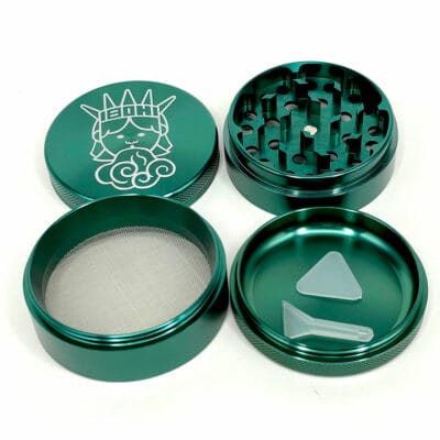 Metal Grinder - 4-Piece - Green