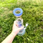 Thick Glass Bong with Percolator and Whimsical Colorful Spires | Best One Hitters
