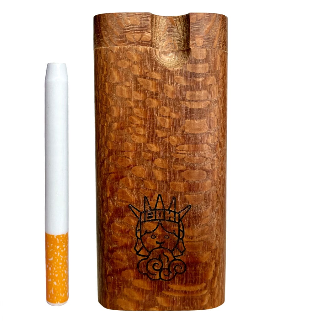 Hitter Box with Pipe | Leopard Wood - Best One Hitters