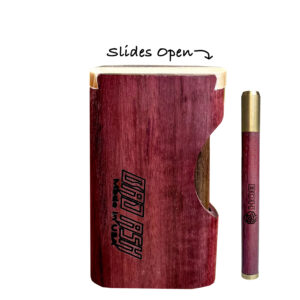 Sliding Wooden Dugout - Purple Heart