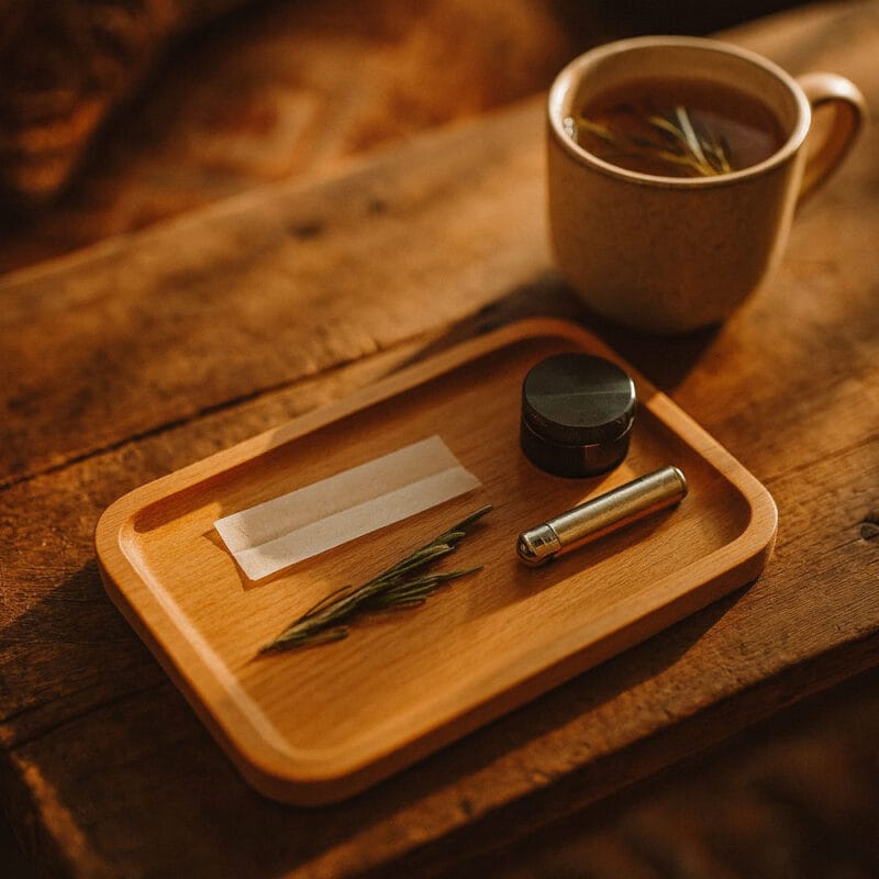 Wooden Rolling Tray for Weed